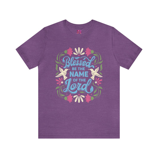 “Blessed Be the Name of the Lord” Graphic Tee in four colors